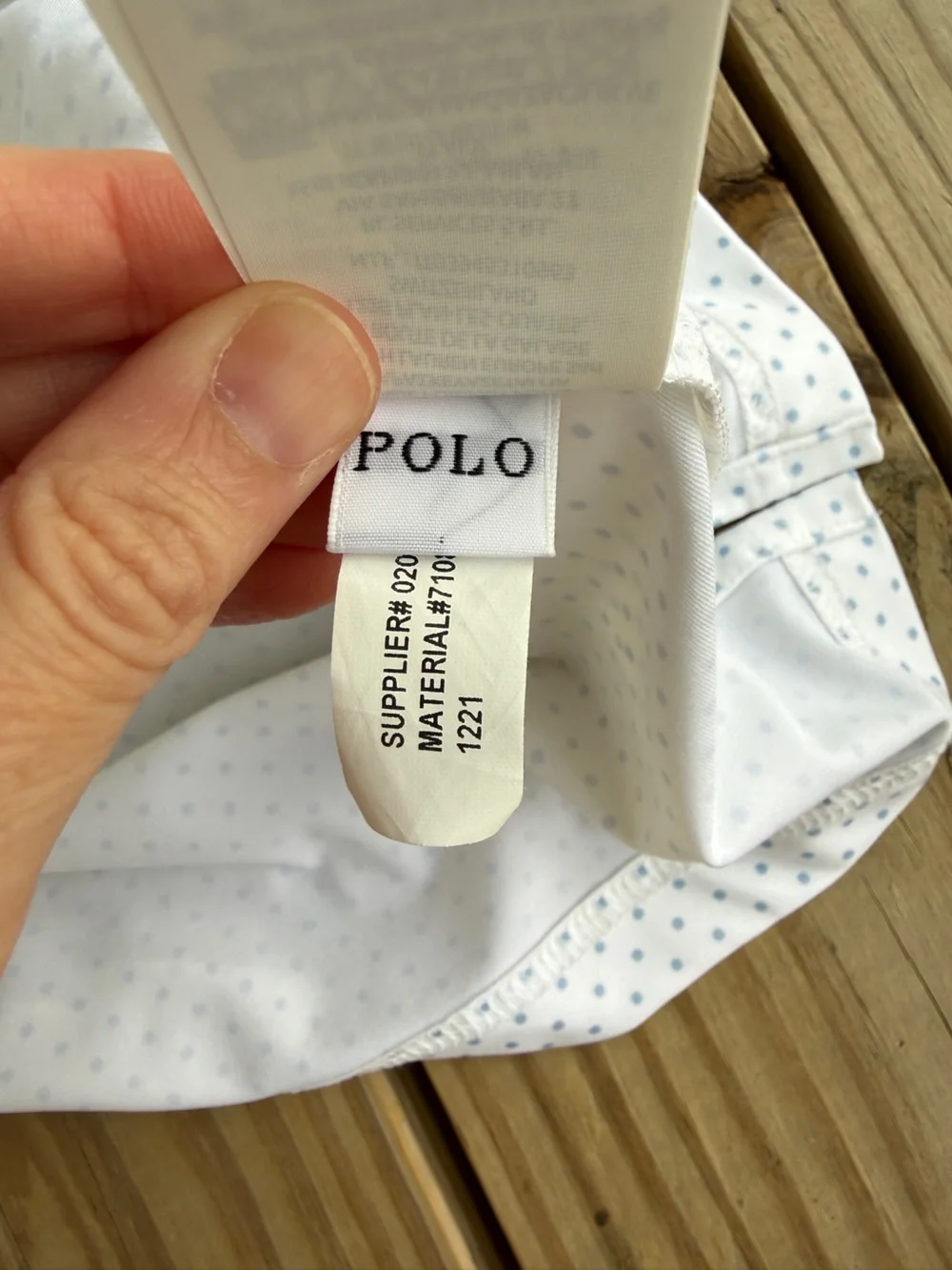 Polo Ralph Lauren Performance Golf Polo Men’s Size XL Blue White Polka Dots